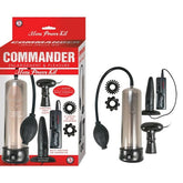 COMMANDER Premium Vibrating Penis Pump & Pleasure Kit Penis Pumps And Stretchers